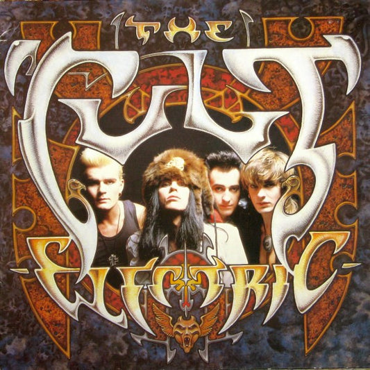 THE CULT - ELECTRIC  - ORIGINAL 1987 PRESSING W/ORIGINAL INNER SLEEVE, LYRICS - USED VINYL