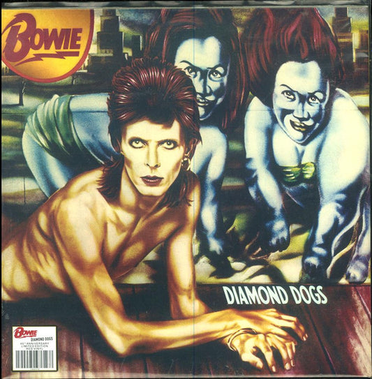 DAVID BOWIE - DIAMOND DOGS - REMASTERED LIMITED EDITION RED VINYL - MINT* - USED VINYL