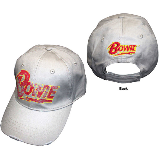 DAVID BOWIE - FLASH LOGO - BALLCAP - FULLY LICENSED MERCH - HAT