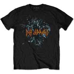 DEF LEPPARD - SHATTER LOGO - T-SHIRT