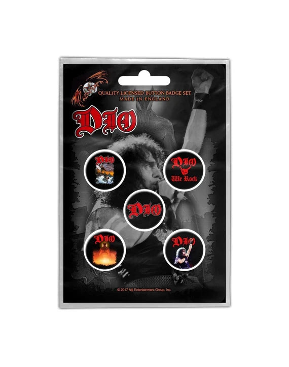 RONNIE JAMES DIO- 5 PIN PACK