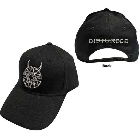 DISTURBED-ICON AND LOGO UNISEX BASEBALL CAP FULLY LICENSED MERCHANDISE