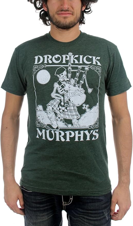 DROPKICK MURPHYS - VINTAGE SKELETON PIPER - T-SHIRT