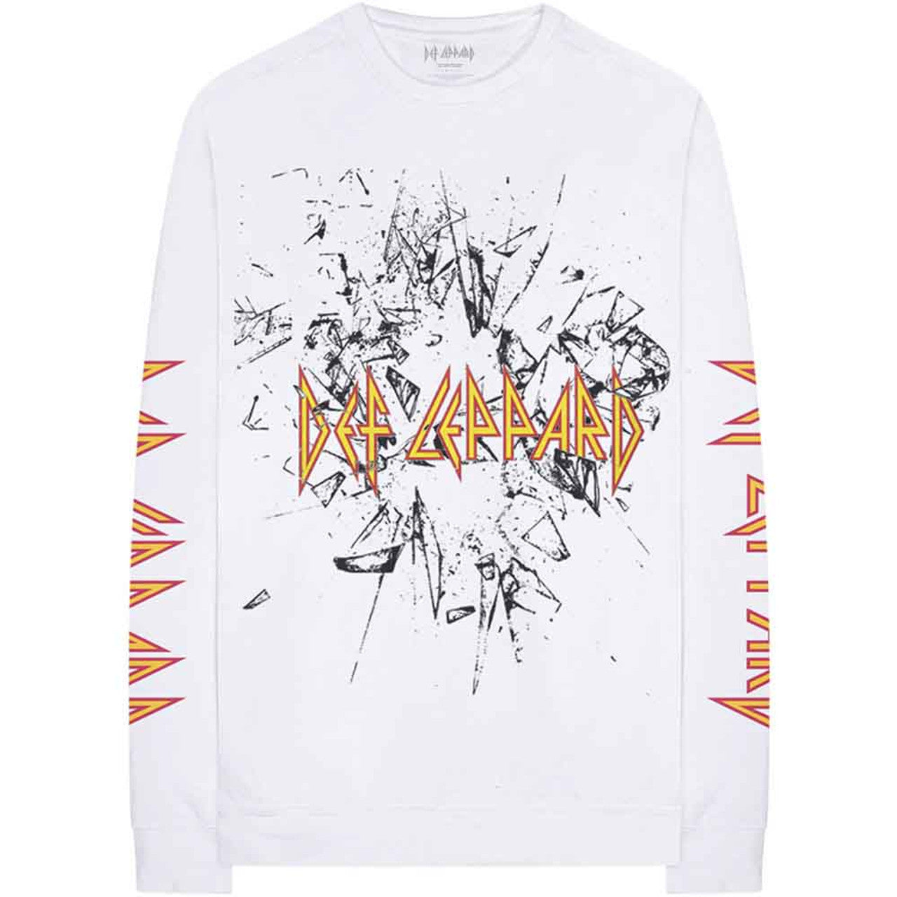 DEF LEPPARD - SHATTER - LONG SLEEVE TSHIRT - FULLY LICENSED MERCHANDISE