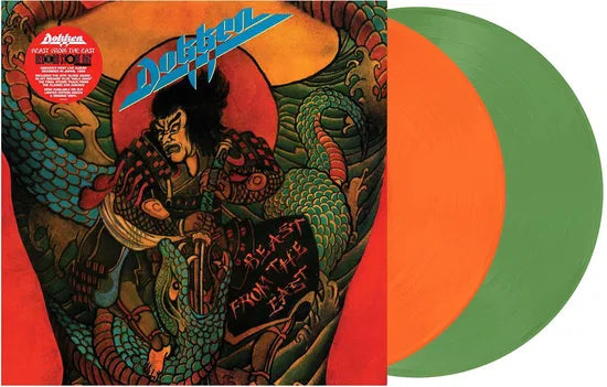 DOKKEN - BEAST FROM THE EAST (LIVE IN JAPAN,1988) 2014 REMASTER  LIMITED EDITION 2 LP RSD 2025 ORANGE AND GREEN VINYL - NV