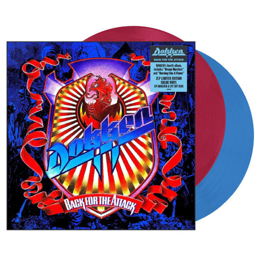 DOKKEN - BACK FOR THE ATTACK - 2LP LIMITED EDITION COLOUR VINYL
