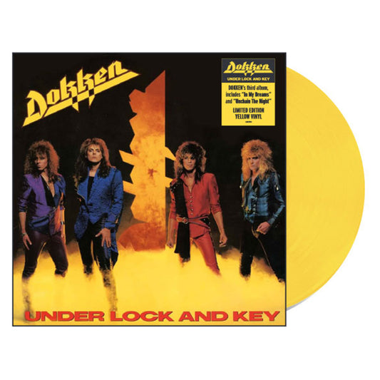 DOKKEN - UNDER LOCK AND KEY - LIMITED EDITION YELLOW VINYL
