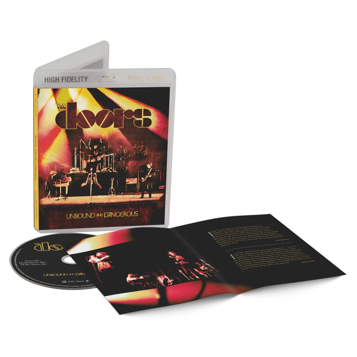 THE DOORS - UNBOUND AND DANGEROUS - BLURAY DOLBY ATMOS EDITION - 1970 ROADHOUSE BLUES TOUR - NEW DVD
