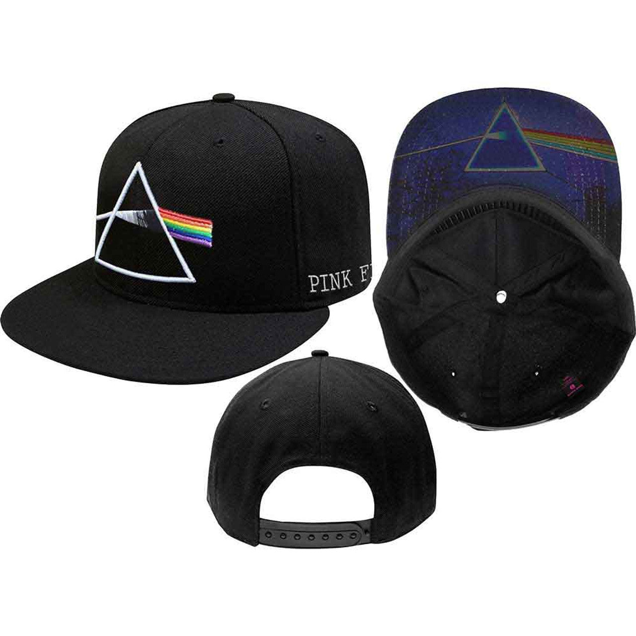 PINK FLOYD DARK SIDE OF THE MOON TRIANGLE - BALLCAP - FULLY IENSED MERCH - HAT