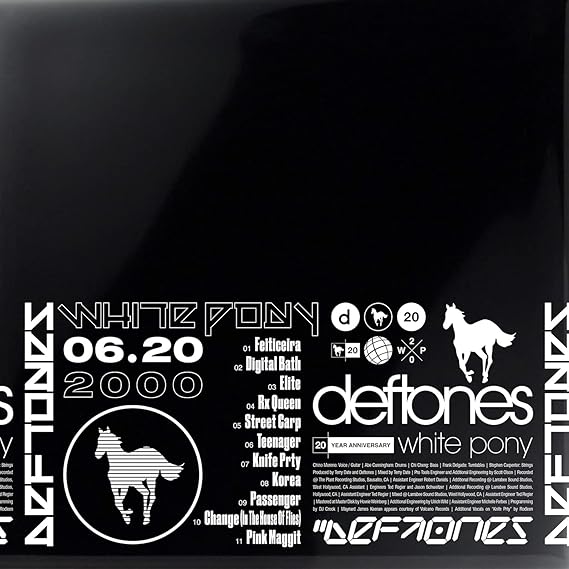 DEFTONES - WHITE PONY 20TH ANNIVERSARY 2020 REMIXES OF WHITE PONY 4LP BOXSET- NEW VINYL