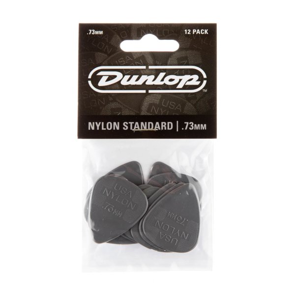 DUNLOP NYLON 0.73mm  Standard ACC- Guitar Pick (12/pack)
