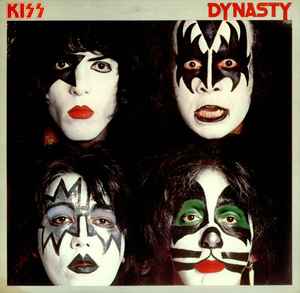 KISS - DYNASTY - ORIGINAL 1979 PRESSING WITH ORIGINAL INNER SLEEVE + FULL SIZE POSTER - USED VINYL