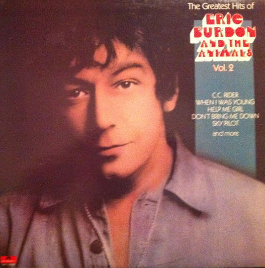 ERIC BURDON AND THE ANIMALS GREATEST HITS VOLUME 2 - ORIGINAL 1982 - USED VINYL