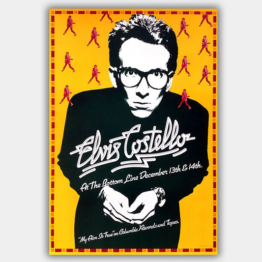 COSTELLO, ELVIS (1977) - Concert Poster - 13 x 19 inches