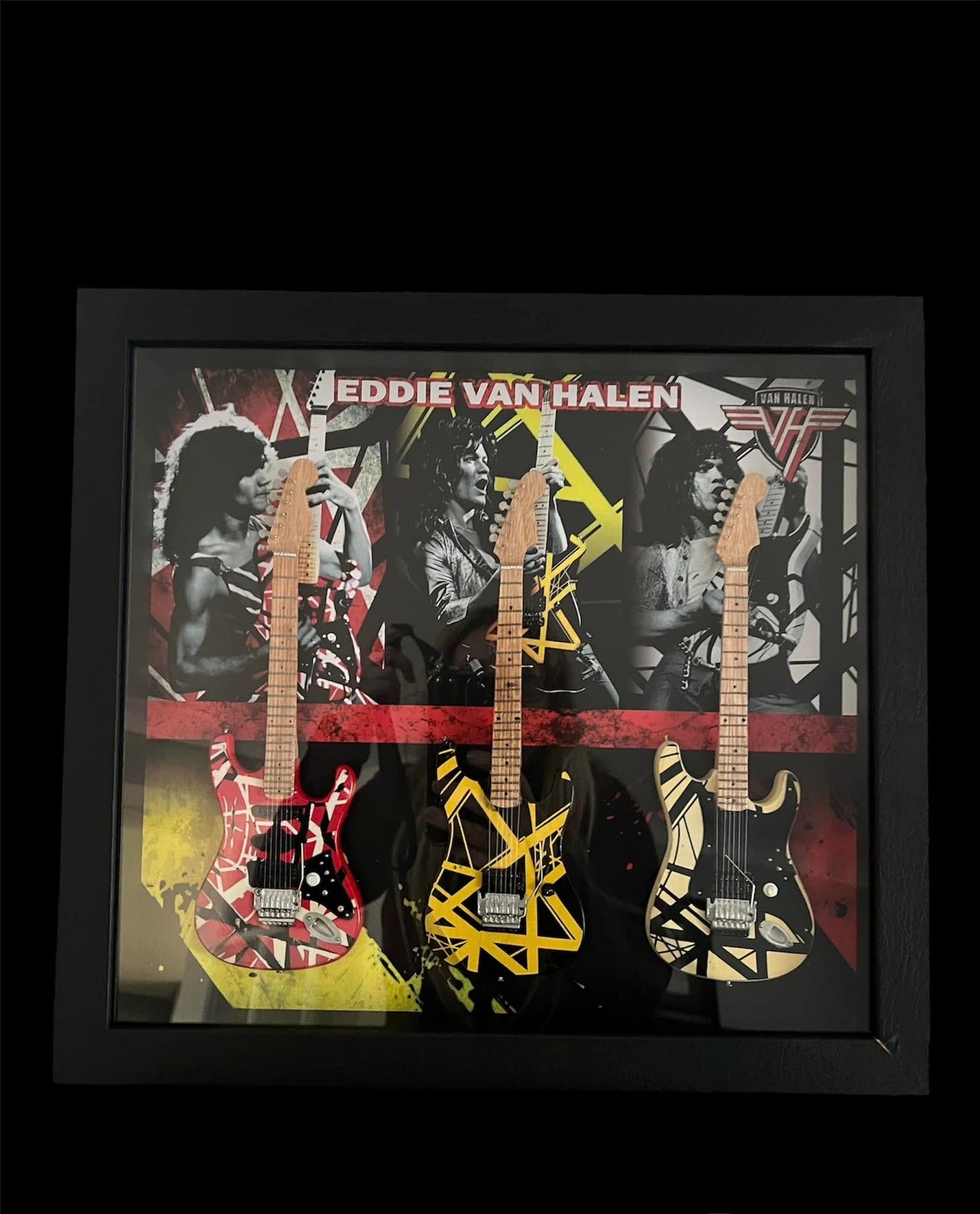 EDDIE VAN HALEN SHADOWBOX - 16"LX14.5"WX1.5"D