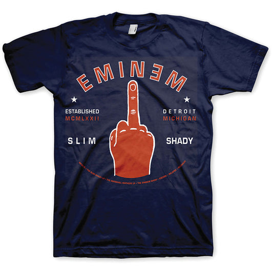 EMINEM - SLIM SHADY DETROIT - TSHIRT BLACK - FULLY LICENSED MERCH