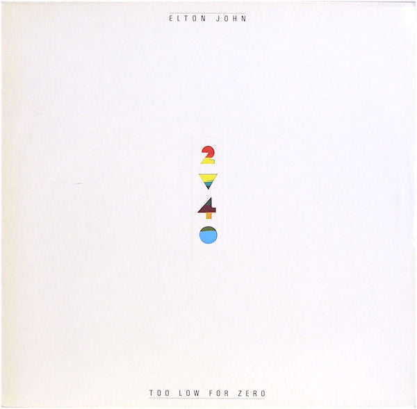 JOHN, ELTON - TOO LOW FOR ZERO - USED VINYL