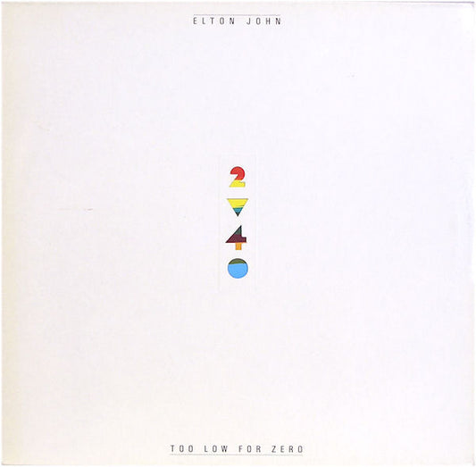 JOHN, ELTON - TOO LOW FOR ZERO - USED VINYL