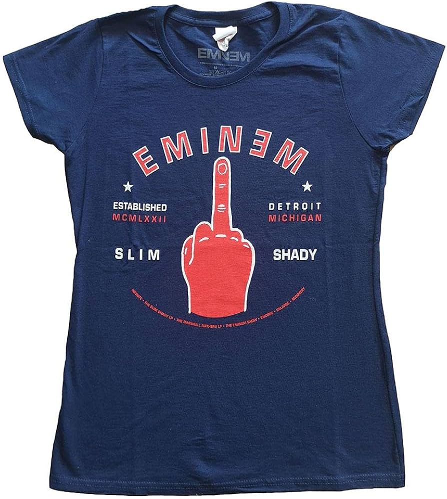 EMINEM - SLIM SHADY MIDDLE FINGER - TSHIRT