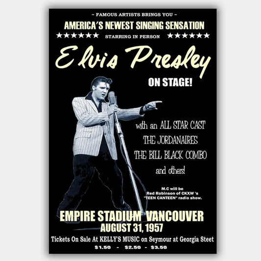 PRESLEY, ELVIS  (1957) - Concert Poster - 13 x 19 inches