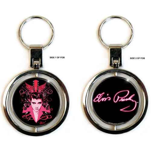 ELVIS - LET'S FACE IT - SPINNER KEYRING