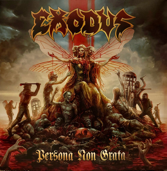 EXODUS - PERSONA NON GRATA - LIMITED EDITION 2LP BLACK/GOLD/TURQUOISE VINYL - NEW VINYL