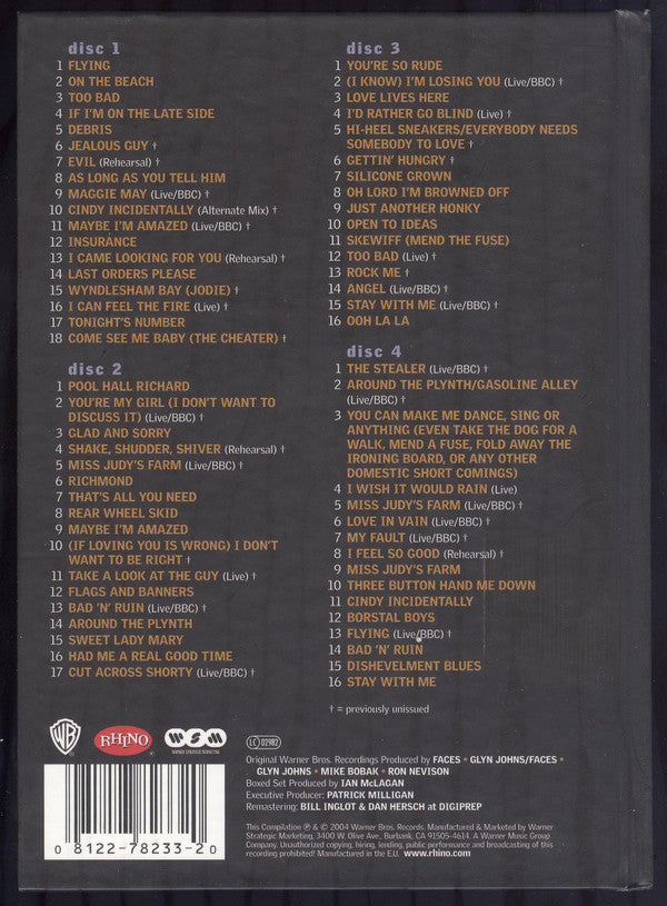 FACES - FIVE GUYS WALK INTO A BAR...- CD/DVD BOOK BOXSET - M* - UCD