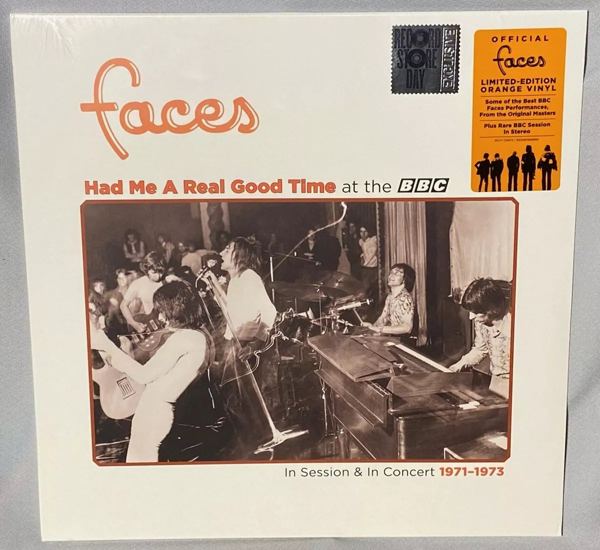 FACES- HAD ME A GOOD TIME AT THE BBC IN SESSION & IN CONCERT 1971-1973- RSD 2024 LTD EDITION ORANGE VINYL