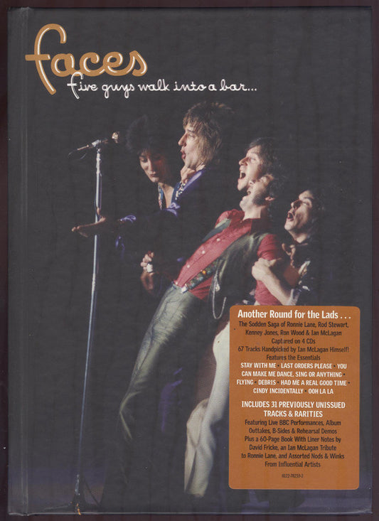 FACES - FIVE GUYS WALK INTO A BAR...- CD/DVD BOOK BOXSET - M* - UCD