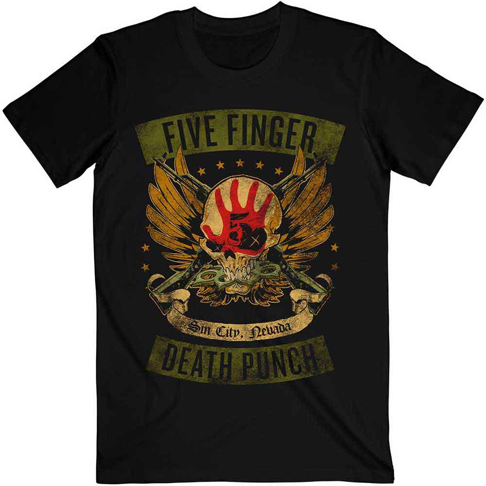 FIVE FINGER DEATH PUNCH - LOCK AND LOADED - TSHIRT