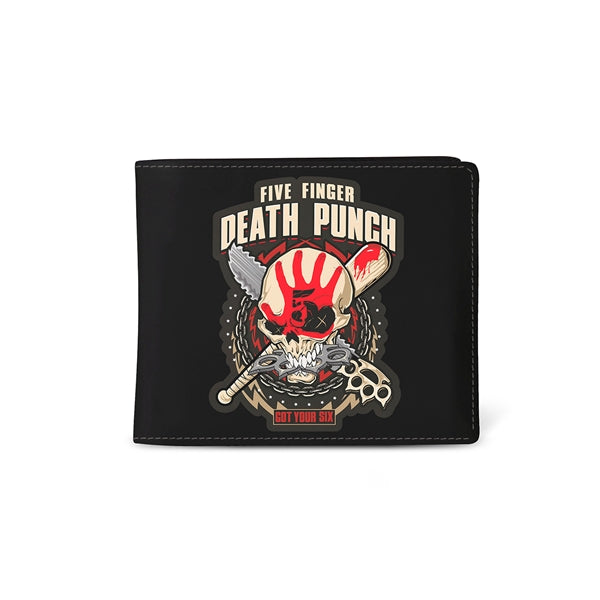 FIVE FINGER DEATH PUNCH GOT YOUR SIX WALLET FULLY LICENSED MERCHANDISE