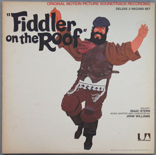 FIDDLER ON THE ROOF - ORIGINA; MOTION PICTURE SOUNDTRACK DELUXE 2 LP SET - USED VINYL