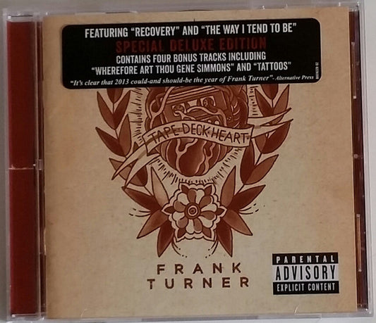 FRANK TURNER - TAPE DECK HEART - (NM*) - RARE - USED CD