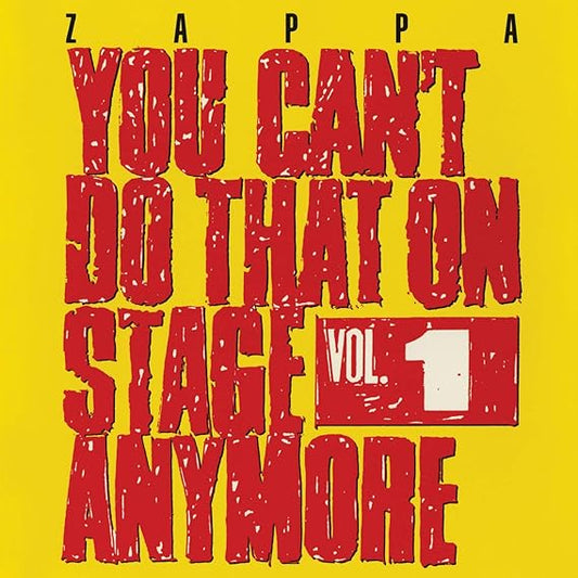 FRANK ZAPPA - YOU CAN'T DO THAT IN STAGE ANYMORE VOL 1 - (RYKO) - 2 CD SET - USED CD