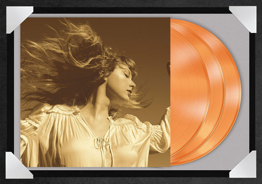 TAYLOR SWIFT - FEARLESS TAYLORS VERSION (12x18" GLASS FRAMED POSTER)