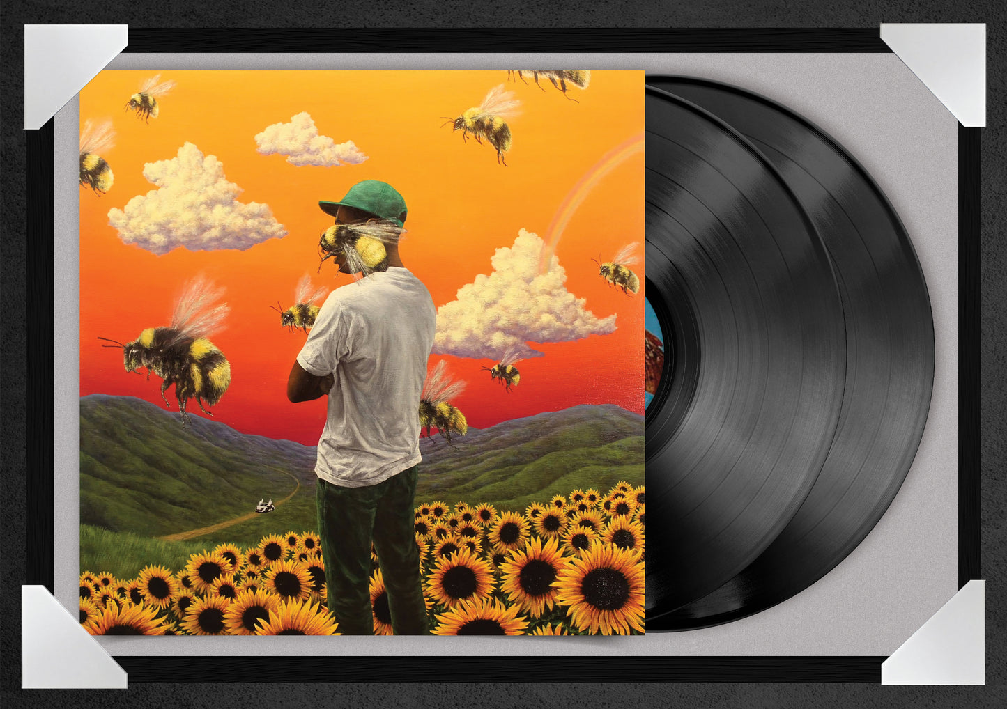 TYLER, THE CREATOR - FLOWERBOY (12x18" GLASS FRAMED POSTER)