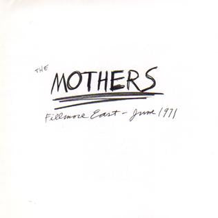 FRANK ZAPPA/THE MOTHERS - FILLMORE EAST JUNE 1971 - USED CD
