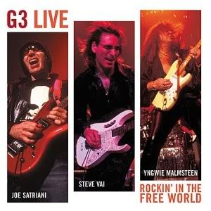 G3- LIVE; ROCKIN' IN THE FREE WORLD- USED CD