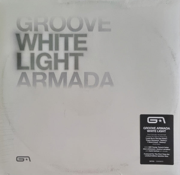 GROOVE ARMADA - WHITE LIGHT - R.S.D. 2024 LIMIKTED EDTION BLACK/WHITE SPLATTER VINYL - NV