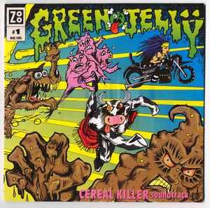 GREEN JELLY - CEREAL KILLER SOUNDTRACK ORIGINAL 1993 - *U.K. IMPORT - (*NM) - LIMITED EDITION GREEN/BLACK VINYL - USED VINYL