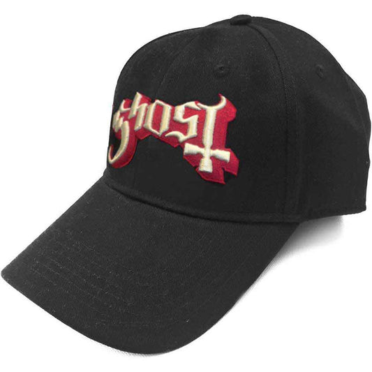 GHOST - EMROIDERED LOGO - BALLCAP - FULLY LICENSED MERCH - HAT