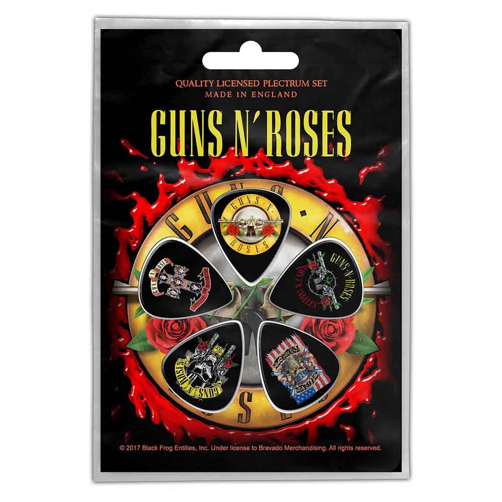 GUNS N ROSES - 5 PACK GUITAR PICKS