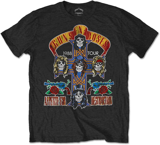 GUNS N ROSES - 1988 TOUR - TSHIRT