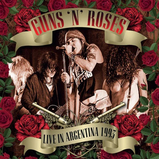 GUNS N ROSES - LIVE IN ARGENTINA 1993 3LP TRIFOLD