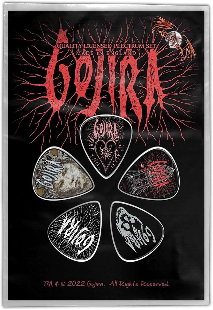 GOJIRA - 5 PACK GUITAR PICKS
