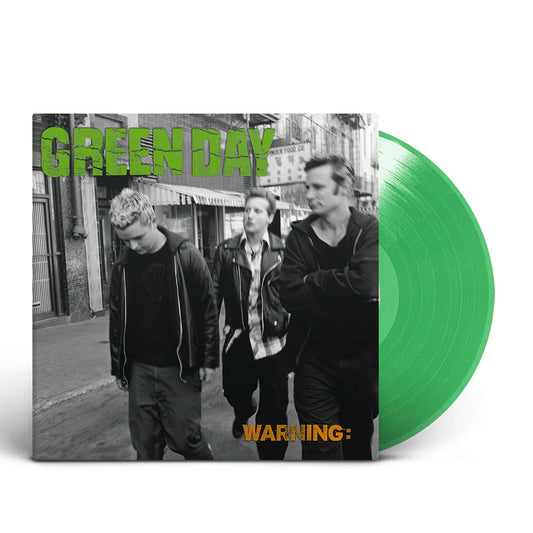 GREEN DAY - WARNING GREEN VINYL LTD EDITITION