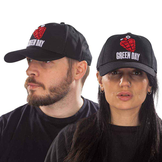 GREEN DAY-GRENADE LOGO UNISEX BASEBALL CAP FULLY LICENSED MERCHANDISE