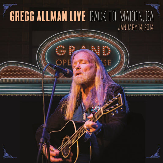 ALLMAN, GREGG: LIVE - BACK TO MACON, GA JANUARY 14, 2014   - New Vinyl