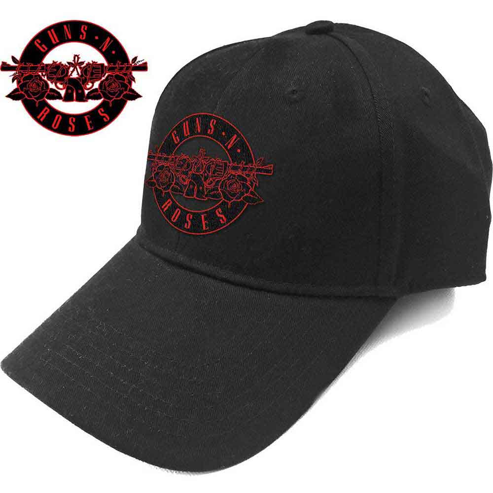 GUNS N ROSES-CIRCLE LOGO UNISEX BASEBALL CAP FULLY LICENSED MERCHANDISE