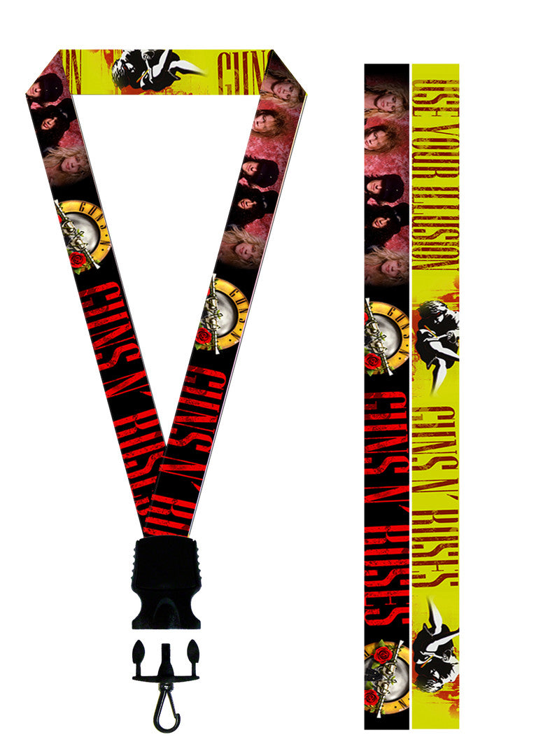 LANYARD, REVERSABLE - GUNS 'N ROSES - LICENSED MERCHANDISE